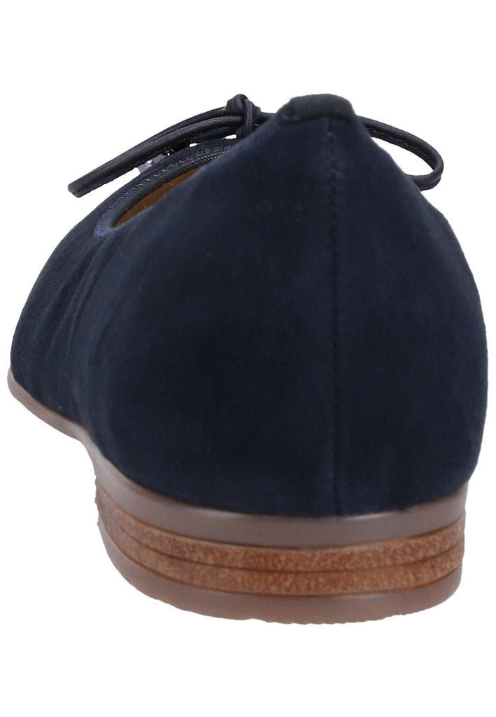 ara Ballerinas Leder Blau