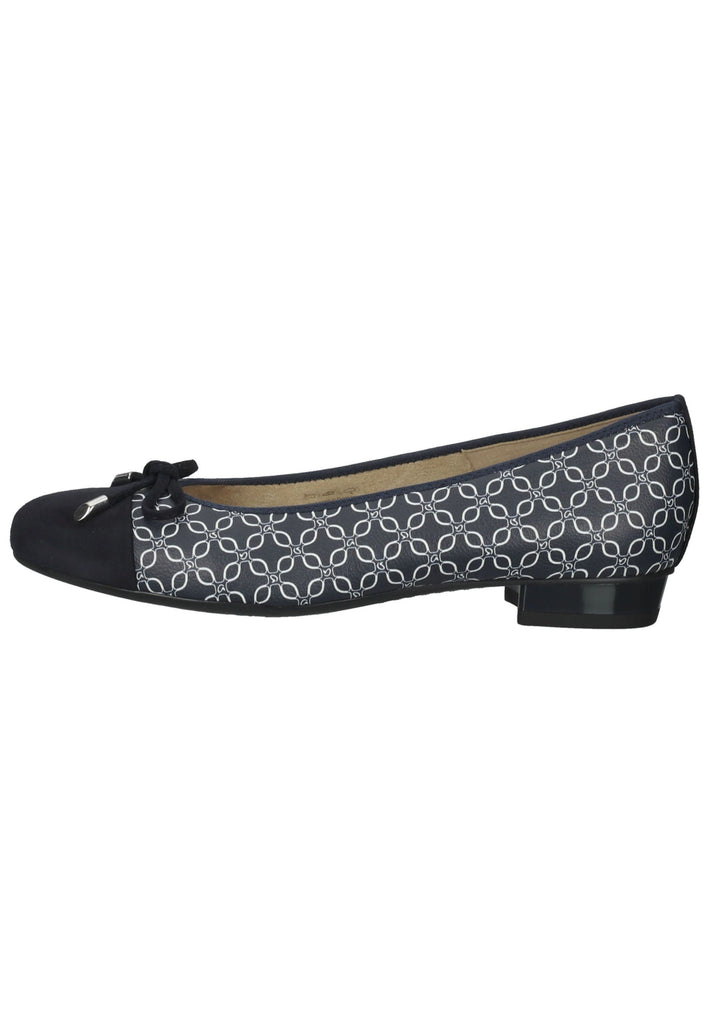 ara Ballerinas Leder Blau
