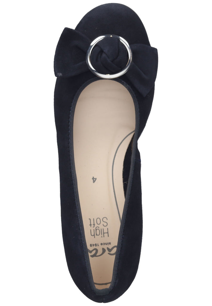 ara Ballerinas Leder Blau