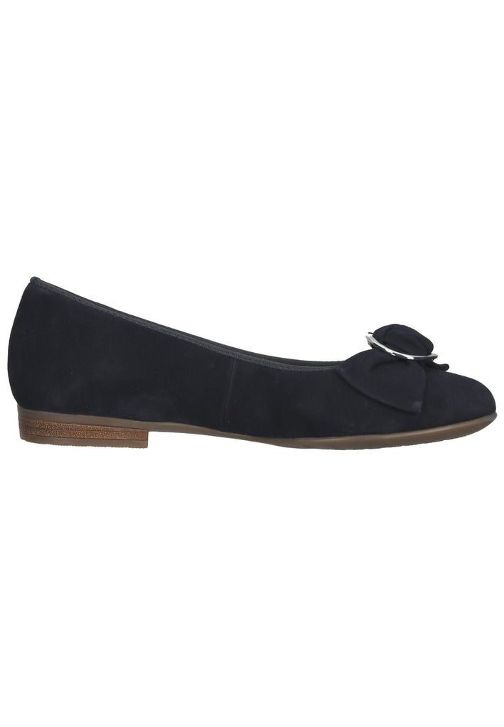 ara Ballerinas Leder Blau