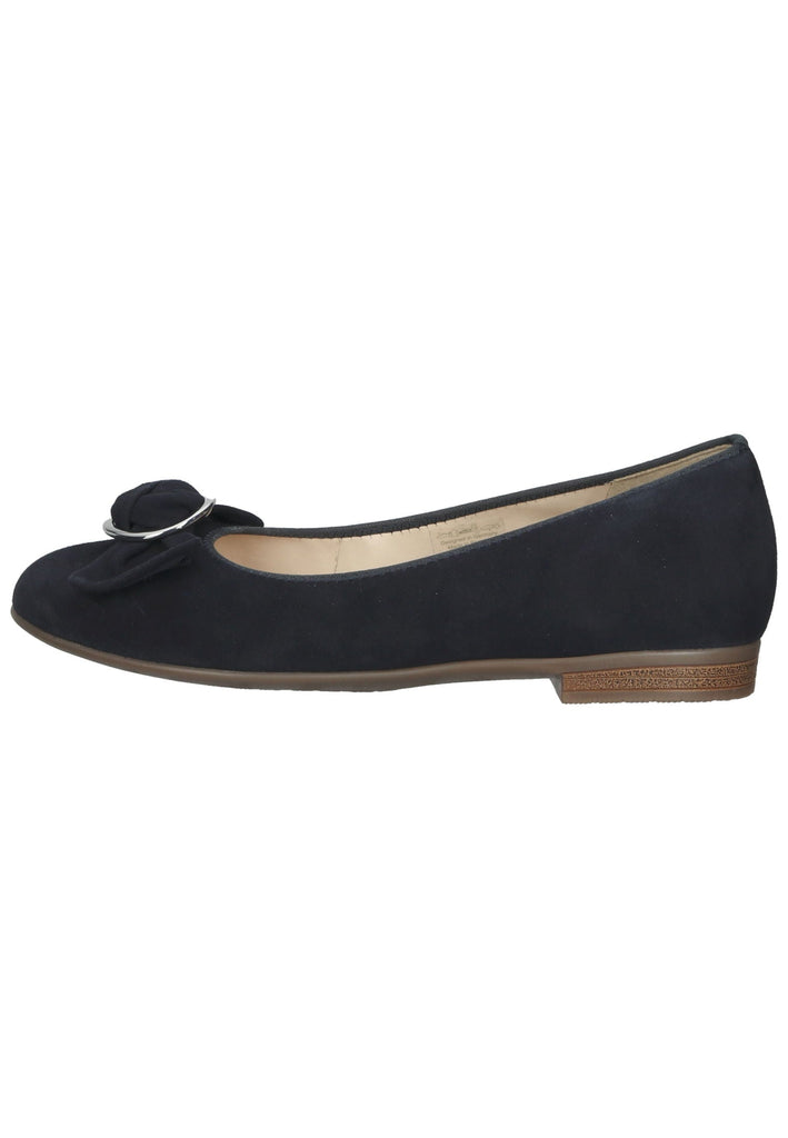 ara Ballerinas Leder Blau