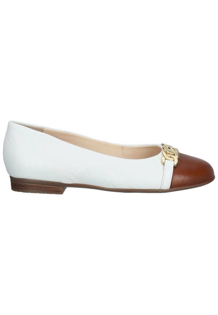 ara Ballerinas Leder Cognac