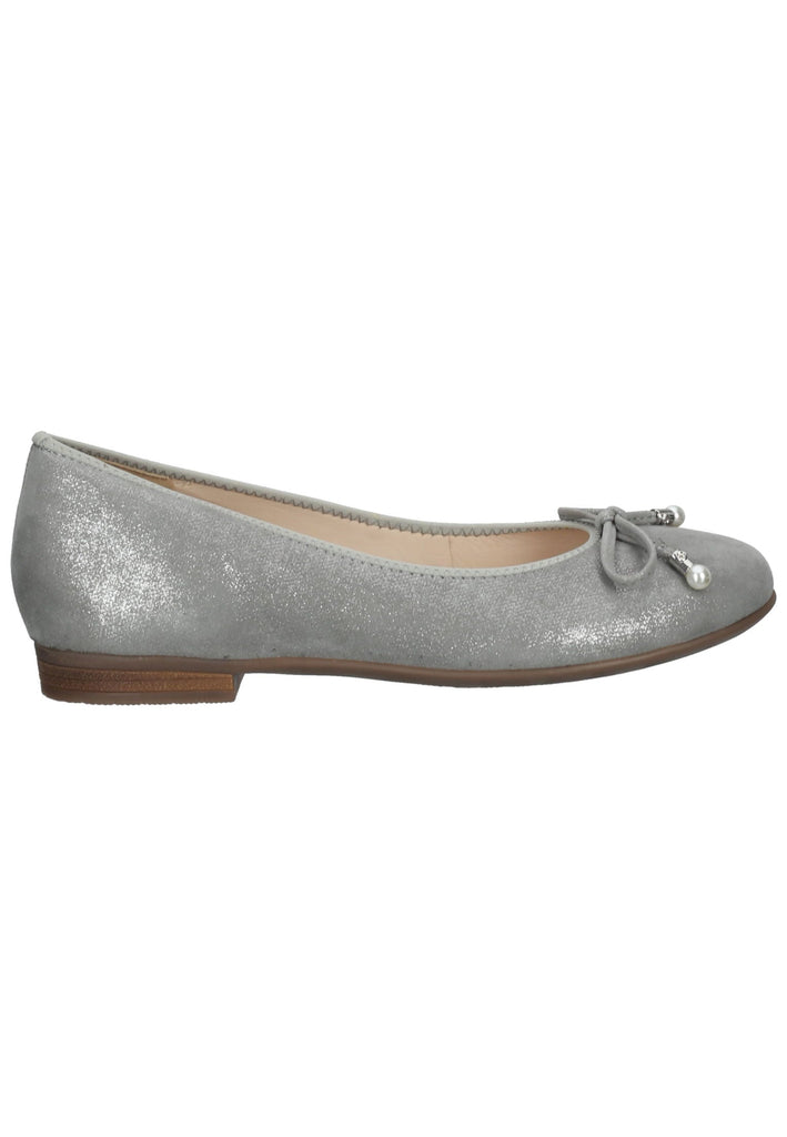ara Ballerinas Leder Hellgrau