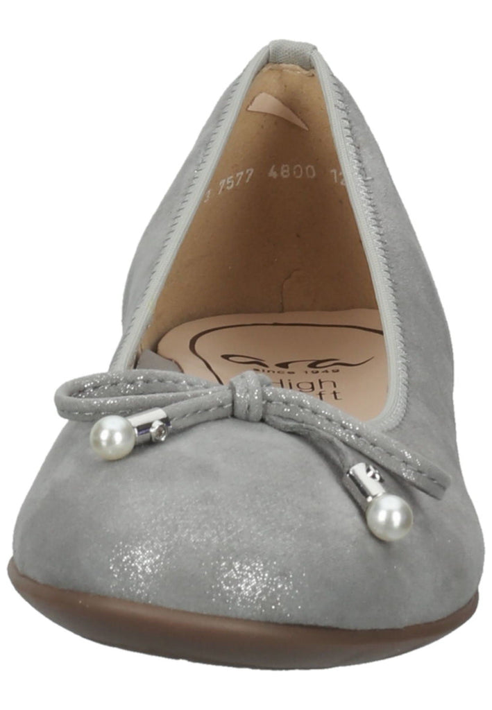 ara Ballerinas Leder Hellgrau