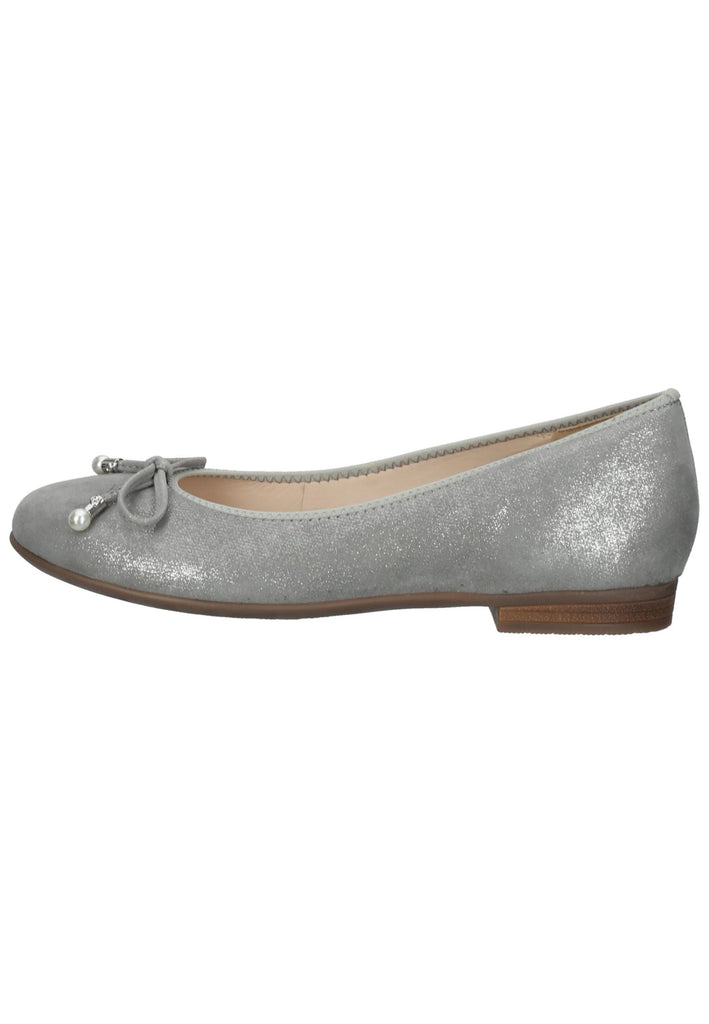 ara Ballerinas Leder Hellgrau