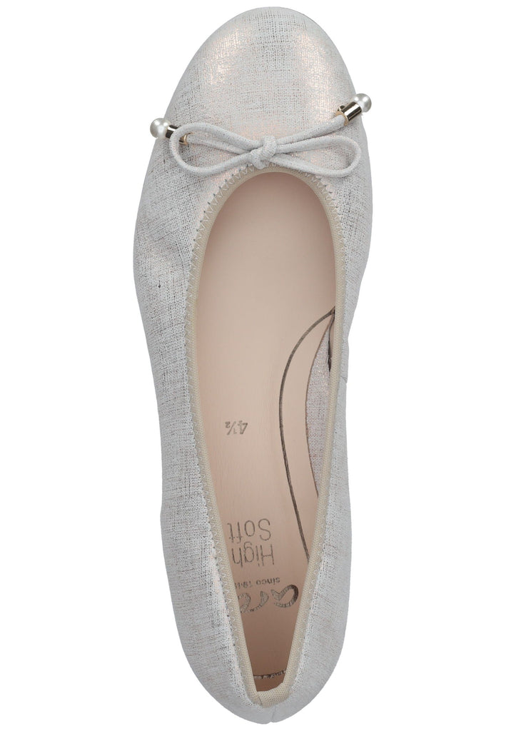 ara Ballerinas Leder Nude