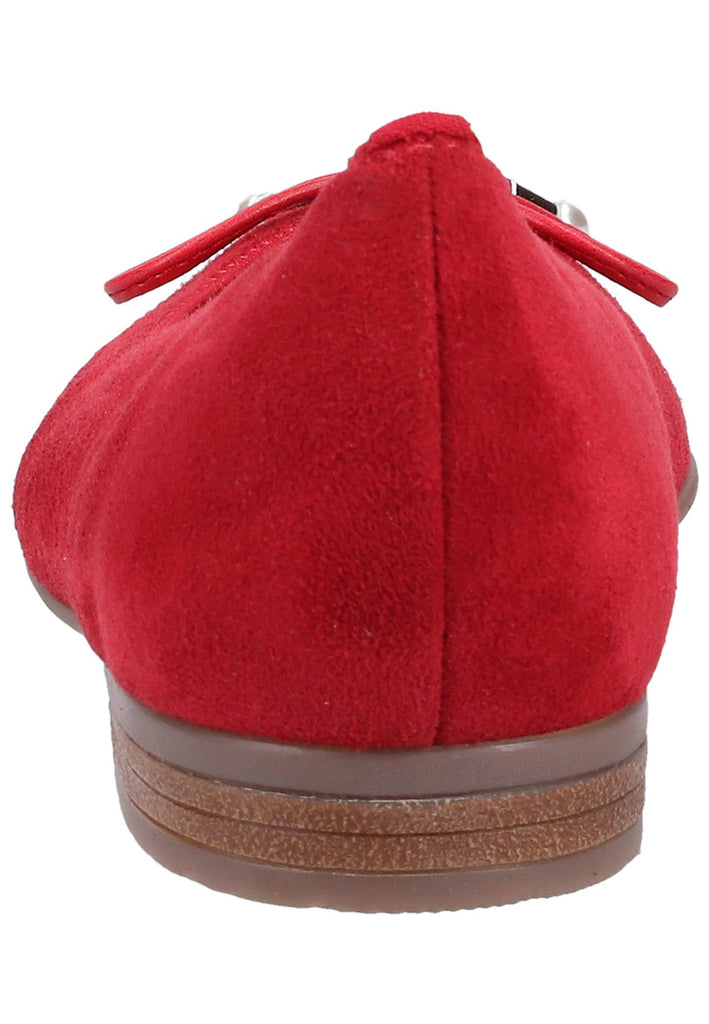 ara Ballerinas Leder Rot