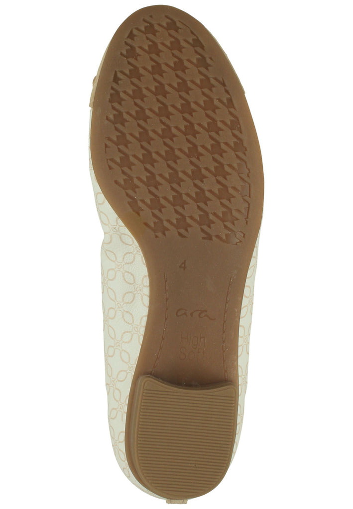 ara Ballerinas Leder Sand
