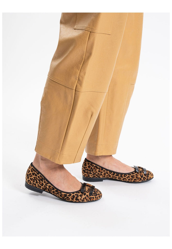 ara Ballerinas Lederimitat Beige