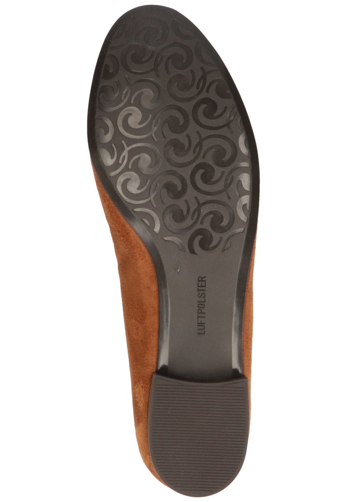 ara Ballerinas Textil Cognac