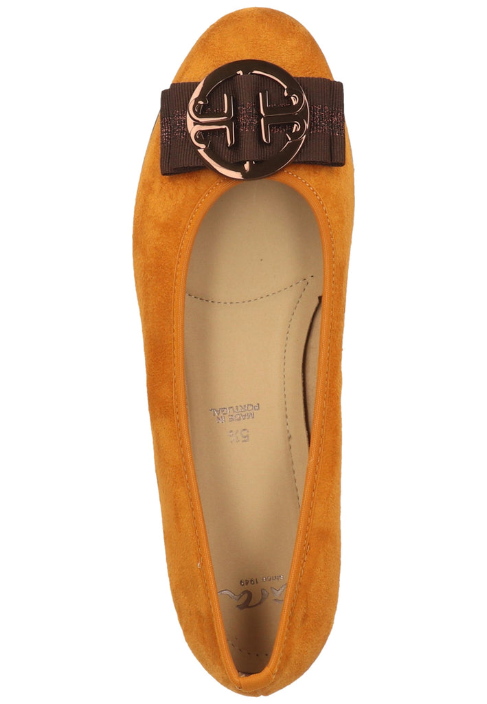 ara Ballerinas Textil Curry