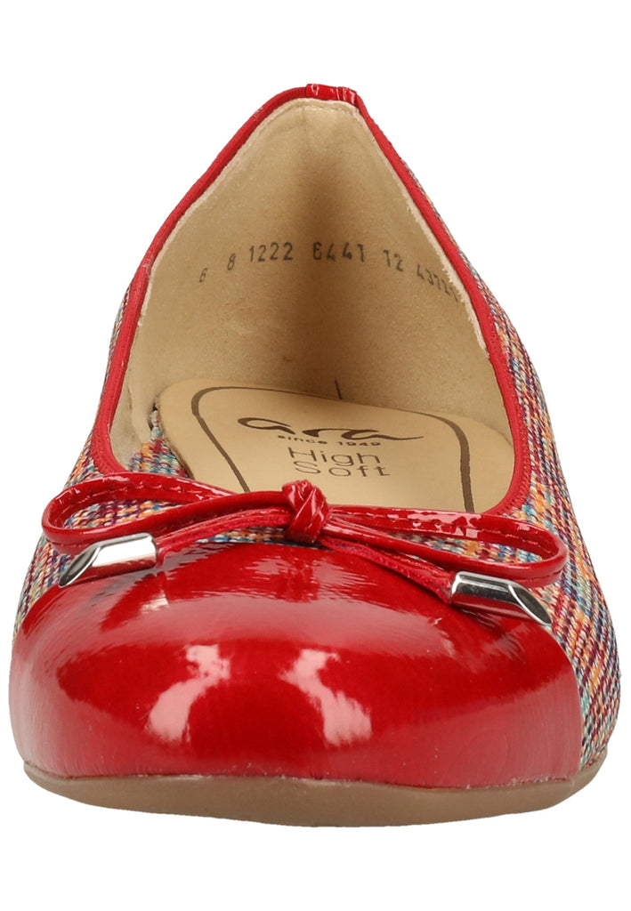 ara Ballerinas Textil Rot