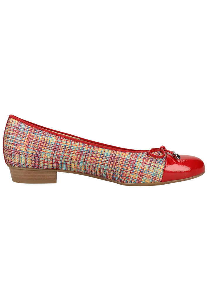 ara Ballerinas Textil Rot