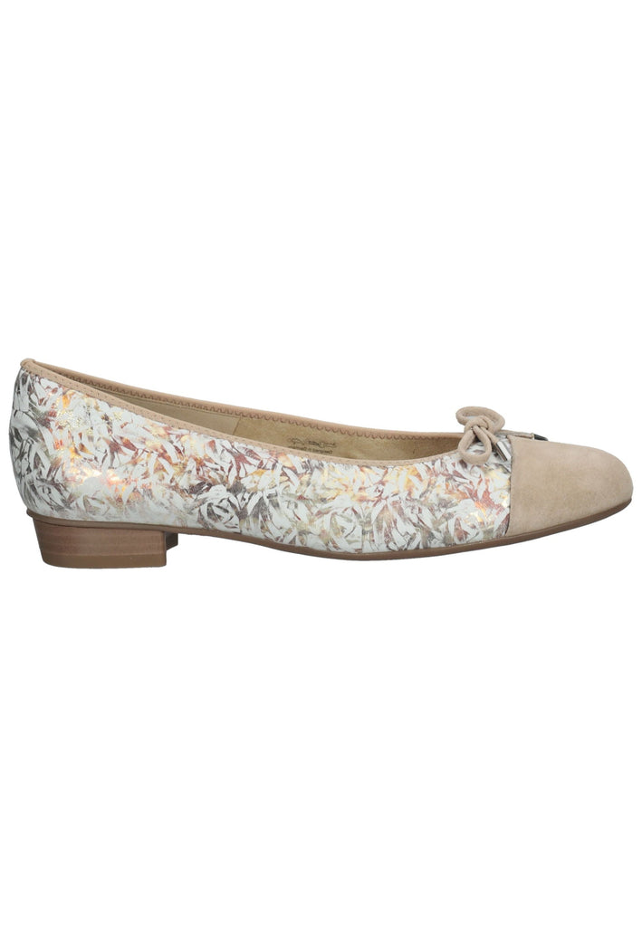 ara Ballerinas Veloursleder Beige
