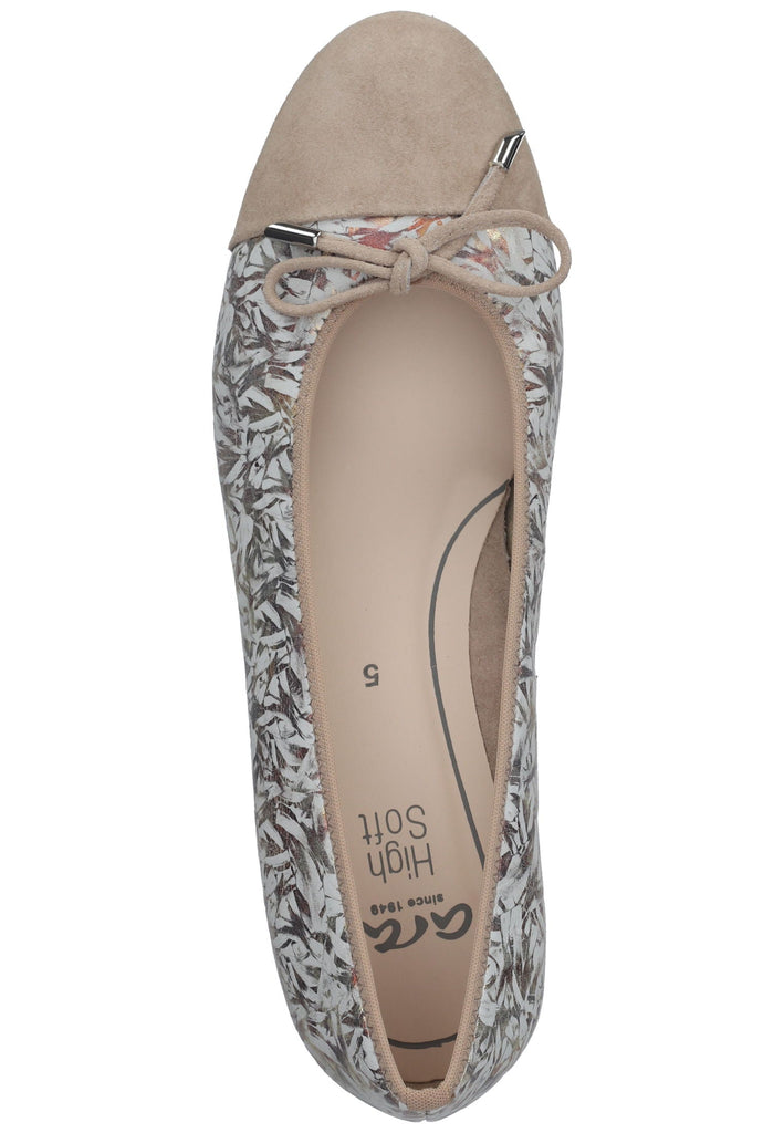 ara Ballerinas Veloursleder Beige