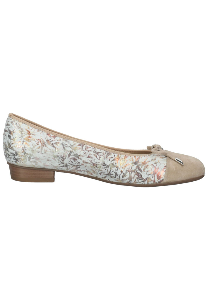 ara Ballerinas Veloursleder Beige