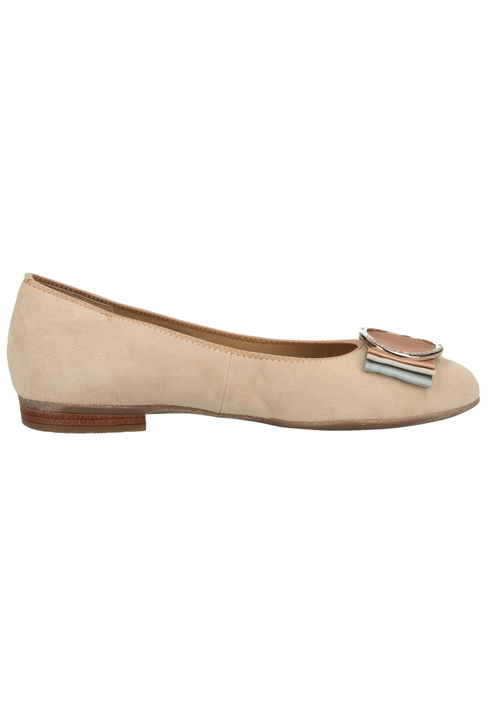 ara Ballerinas Veloursleder Braun