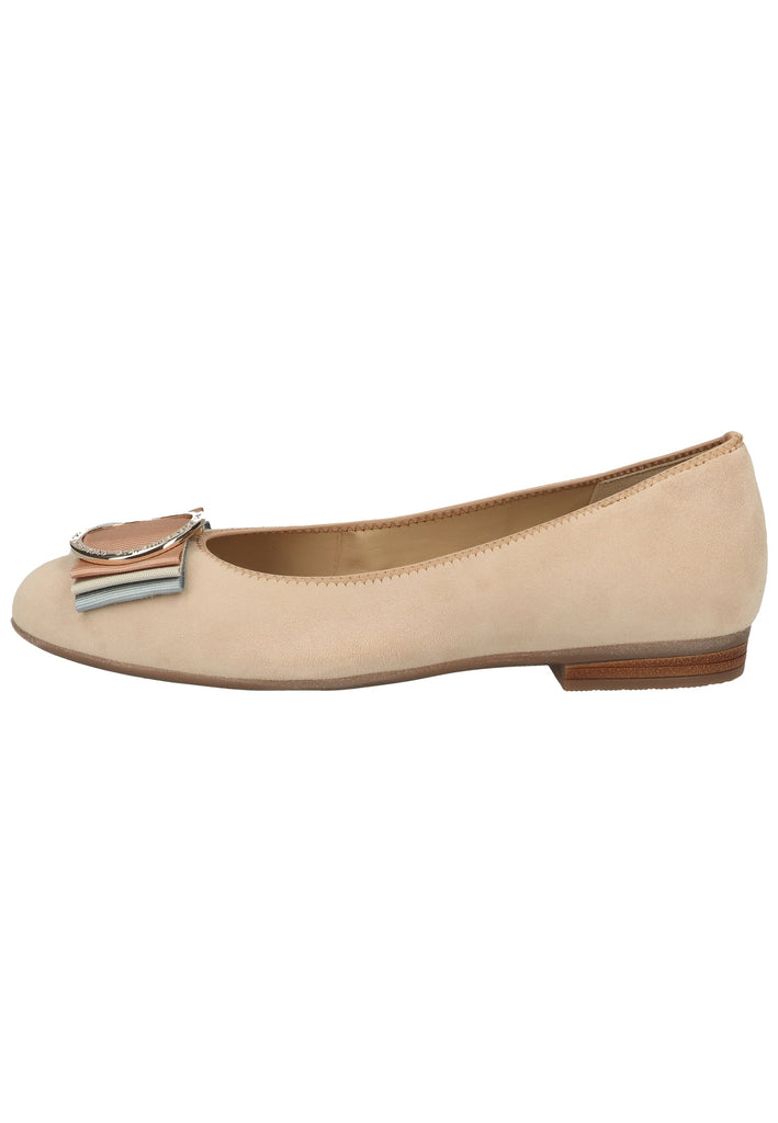 ara Ballerinas Veloursleder Braun