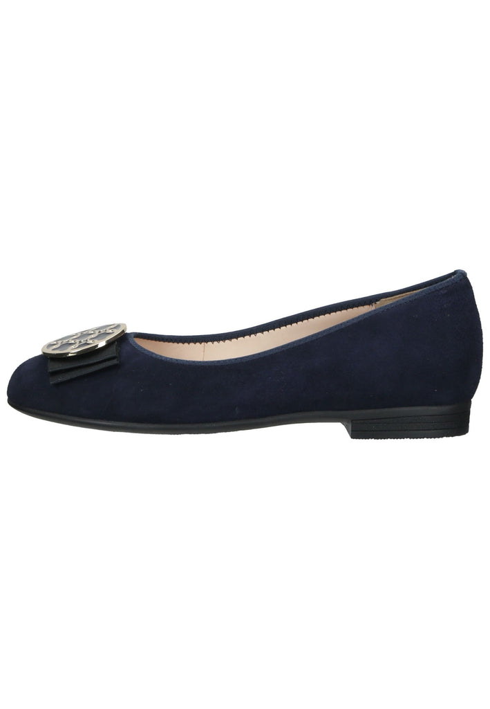 ara Ballerinas Veloursleder Nachtblau