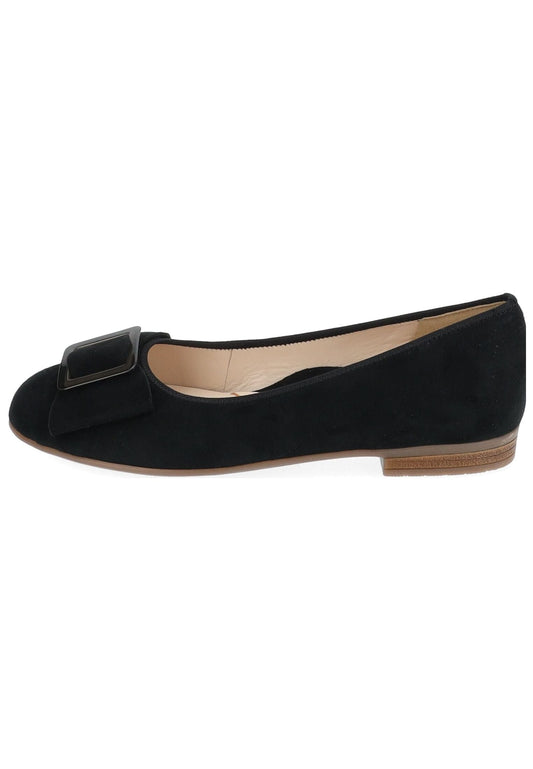 ara Ballerinas Veloursleder Schwarz
