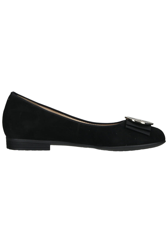 ara Ballerinas Veloursleder Schwarz
