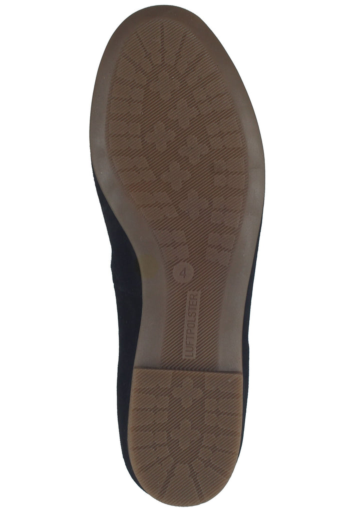 ara Ballerinas Veloursleder Schwarz