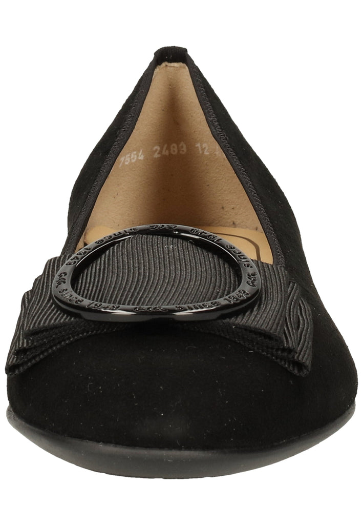 ara Ballerinas Veloursleder Schwarz