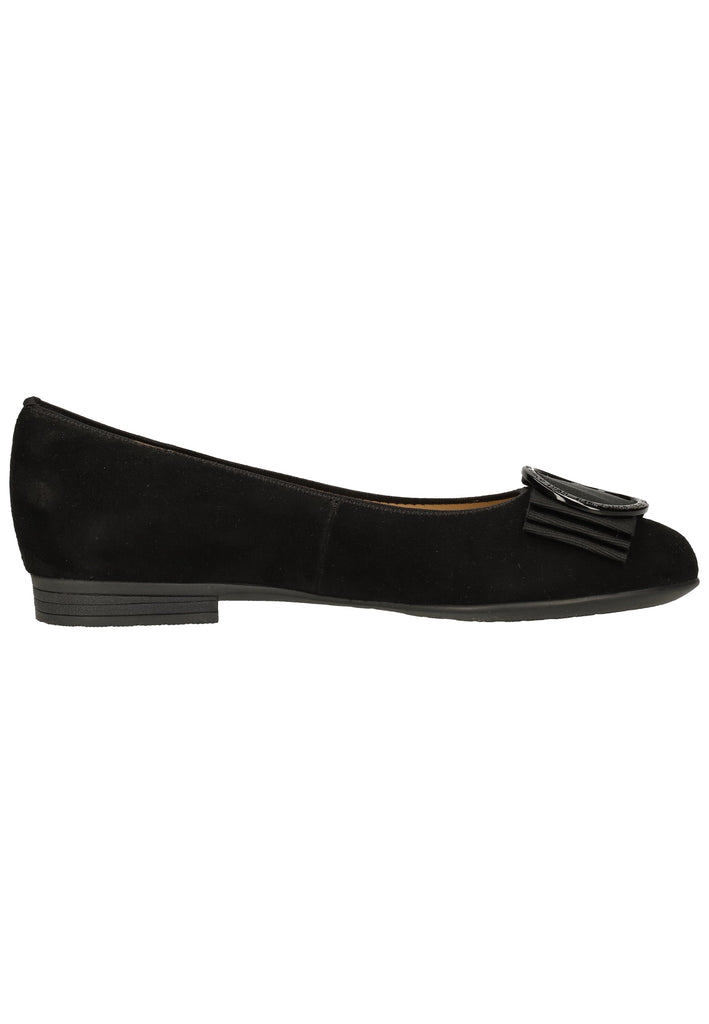 ara Ballerinas Veloursleder Schwarz
