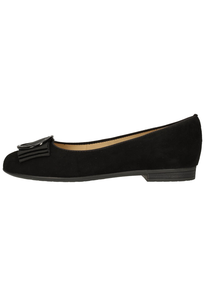 ara Ballerinas Veloursleder Schwarz
