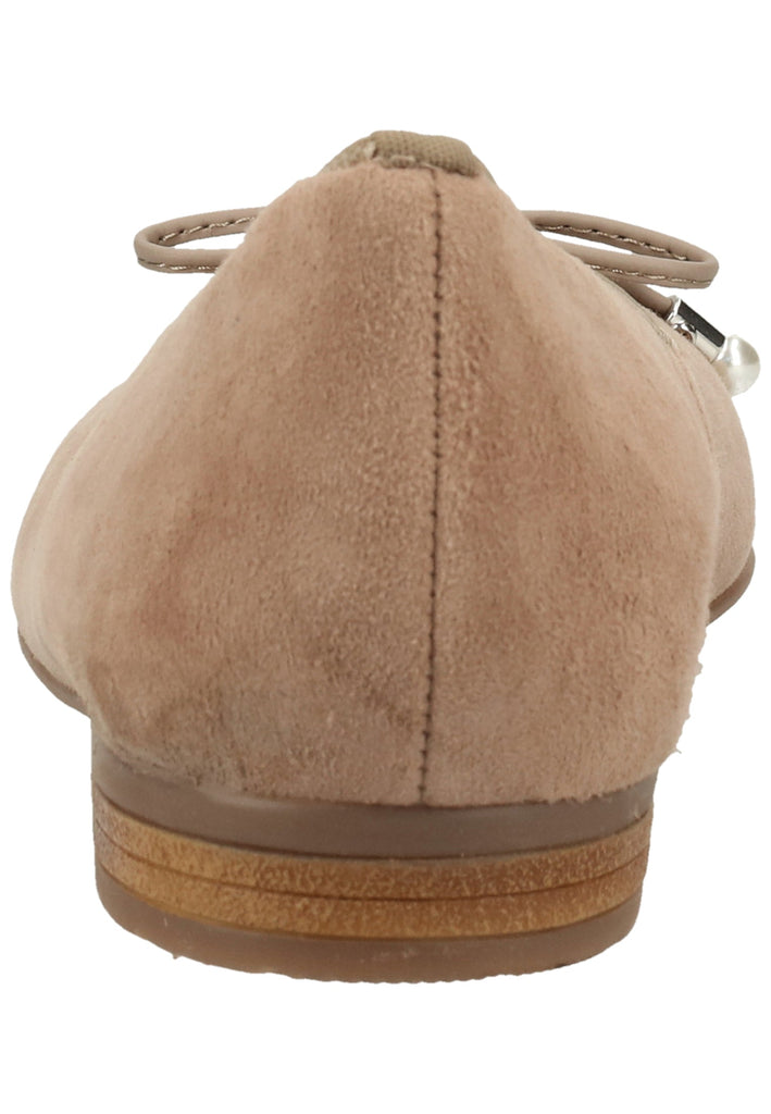 ara Ballerinas Veloursleder Taupe