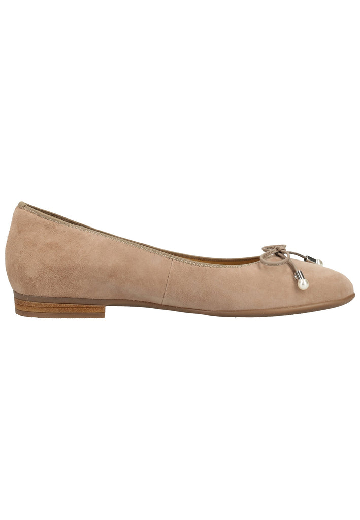 ara Ballerinas Veloursleder Taupe
