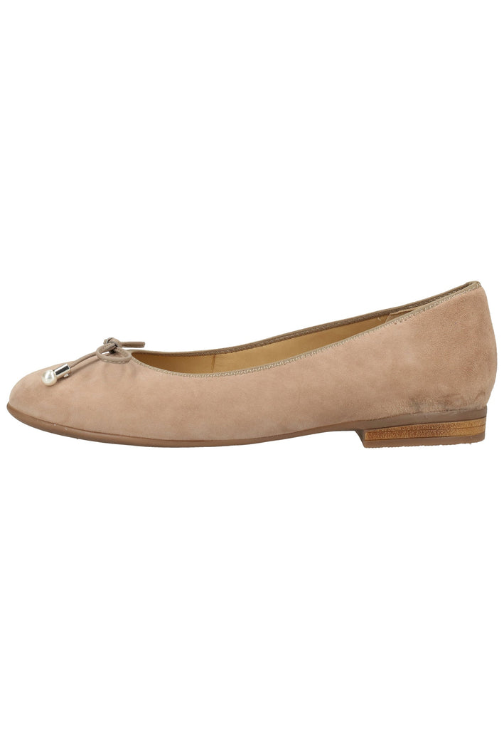 ara Ballerinas Veloursleder Taupe