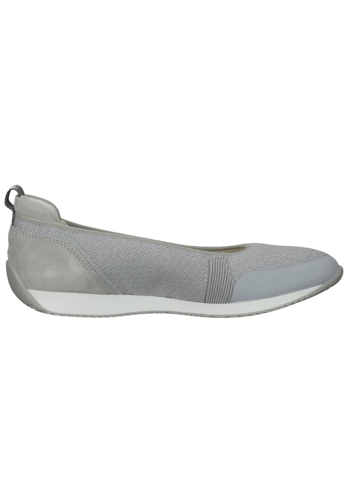 ara Ballerinas Veloursleder/Textil Grau