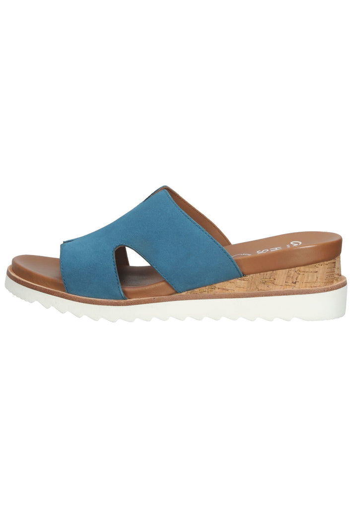Pantoletten ara Pantoletten Veloursleder Blau