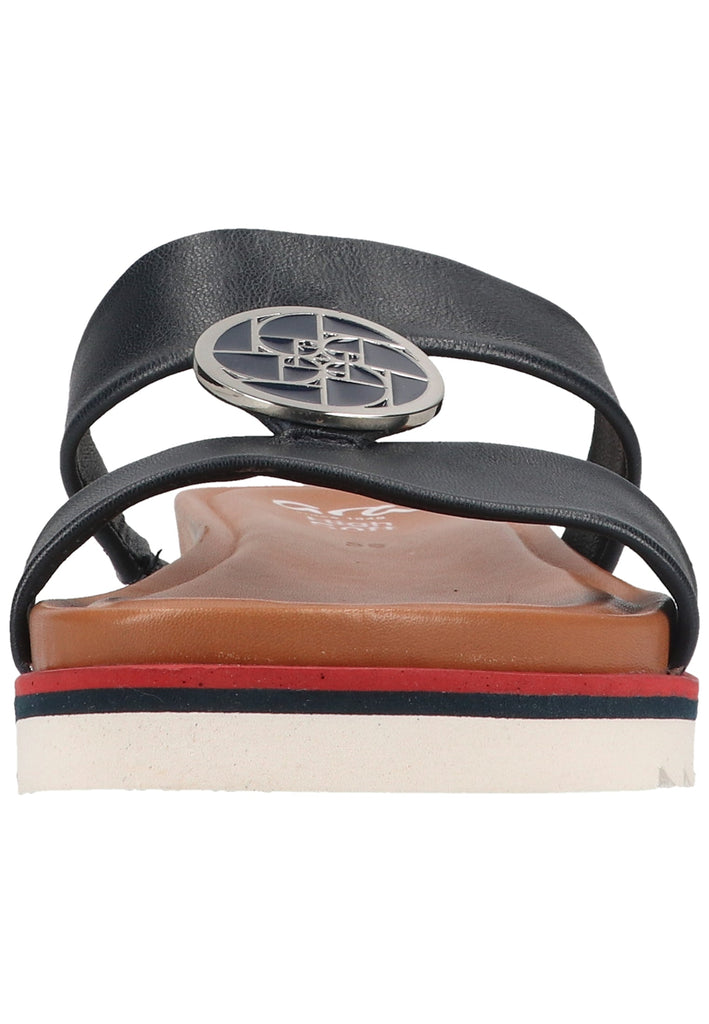 ara Pantoletten Glattleder Blau