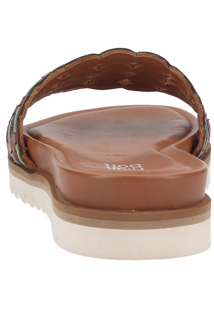 ara Pantoletten Glattleder Cognac