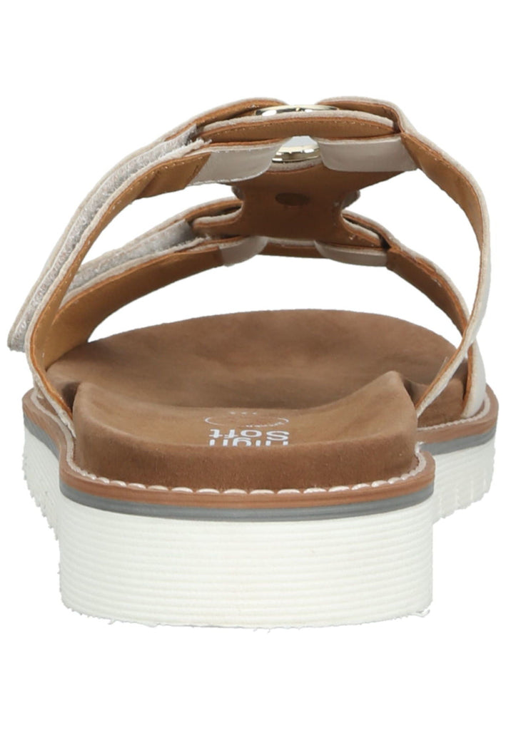 ara Pantoletten Glattleder Cream