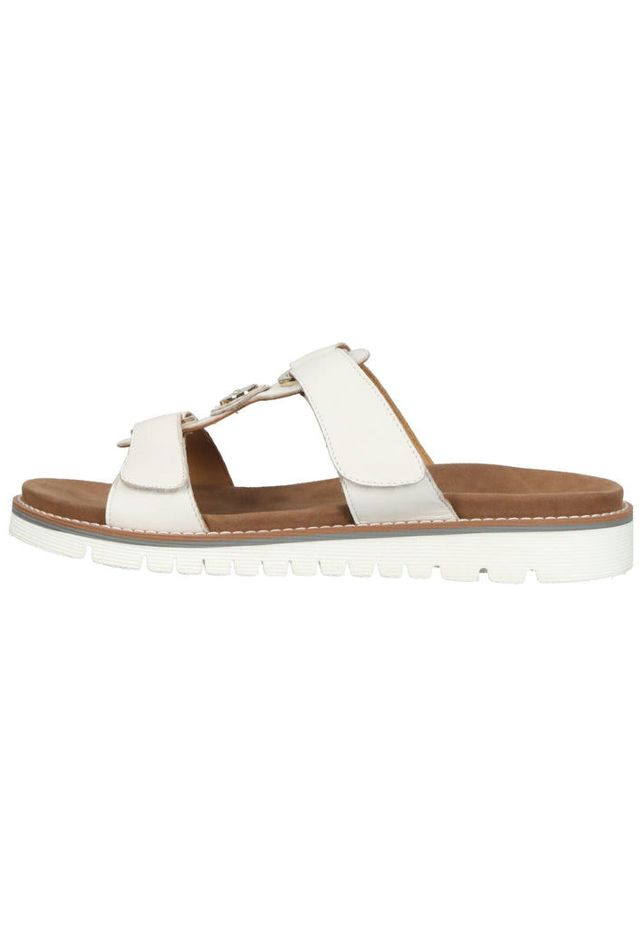 ara Pantoletten Glattleder Cream