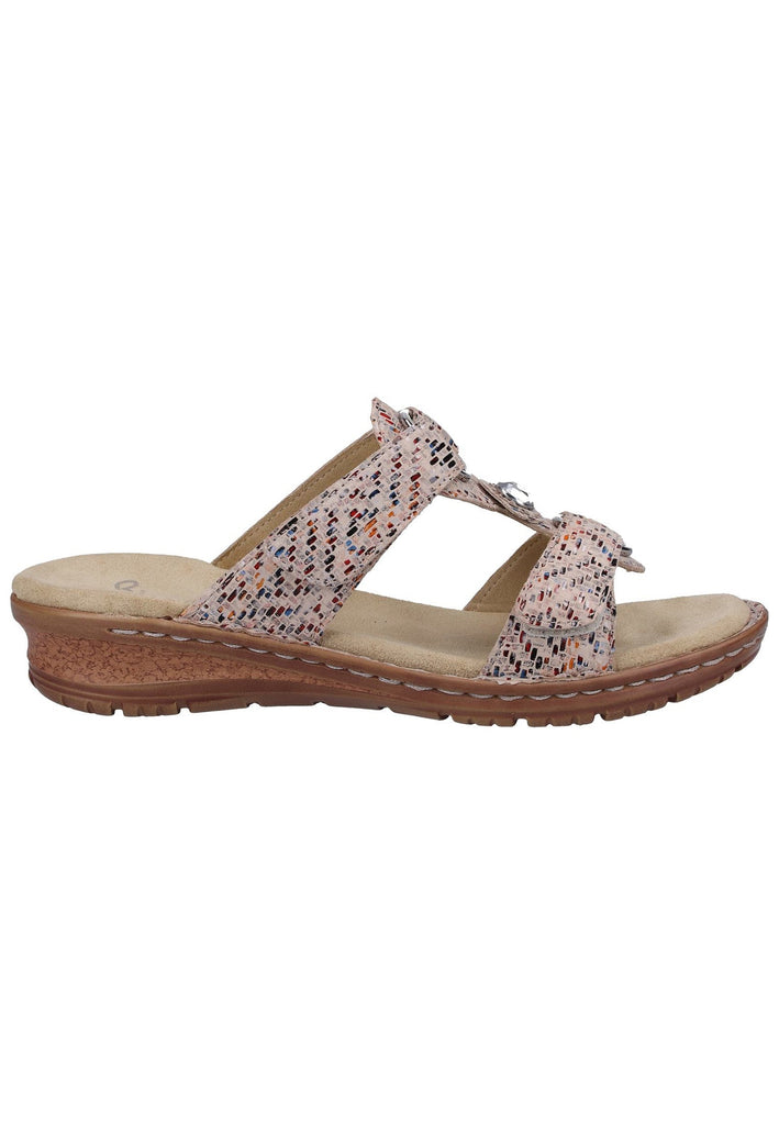 ara Pantoletten Glattleder Multi