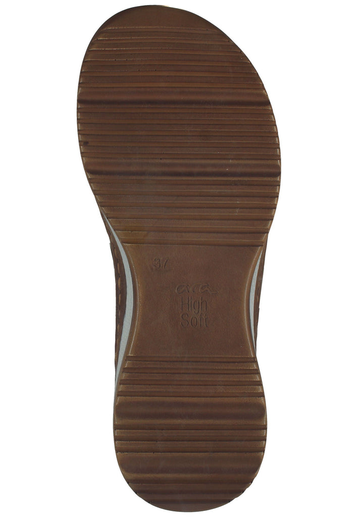 ara Pantoletten Glattleder Weiß