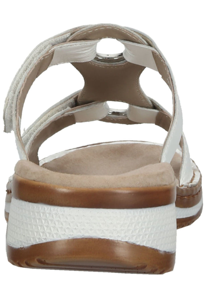 ara Pantoletten Glattleder Weiß