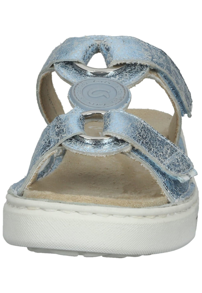 ara Pantoletten Leder Aqua