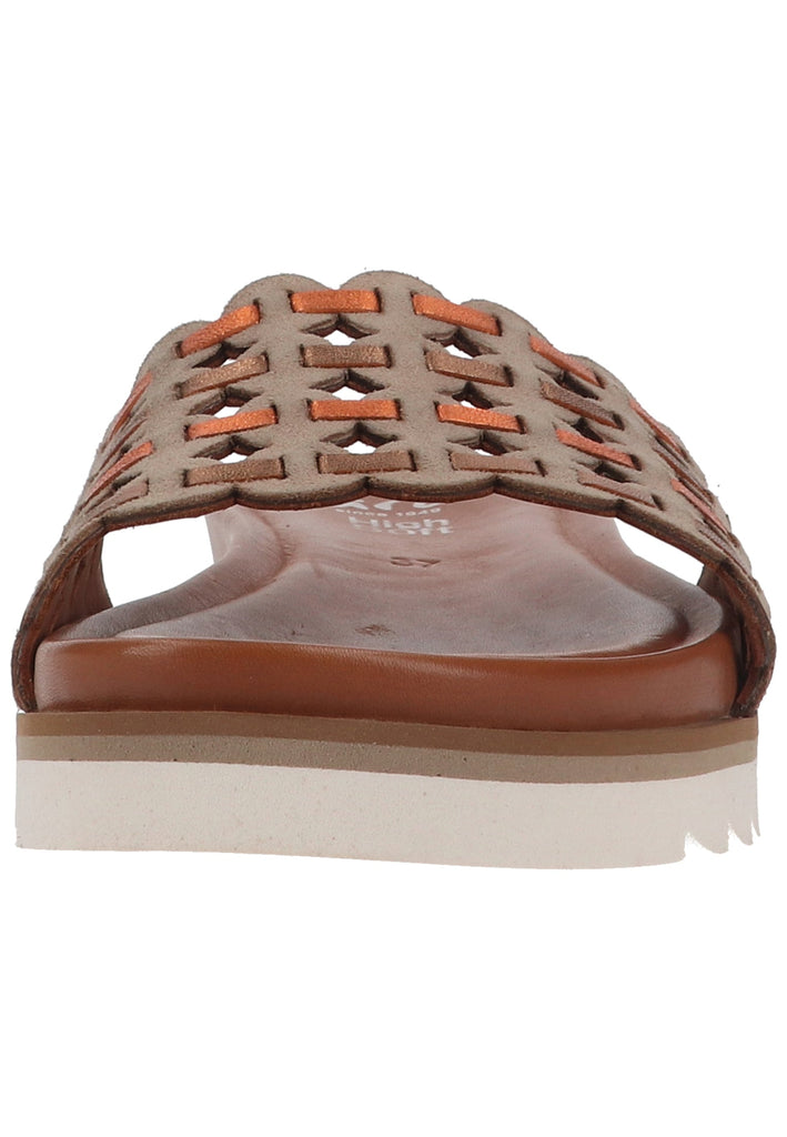 ara Pantoletten Leder Braun