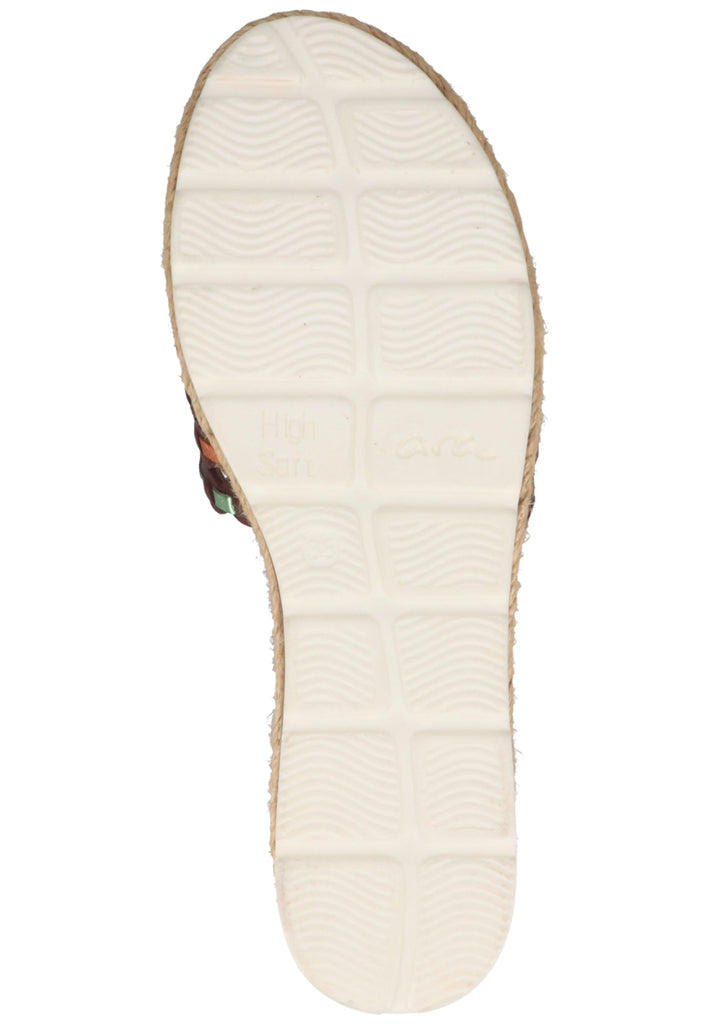 ara Pantoletten Leder Braun