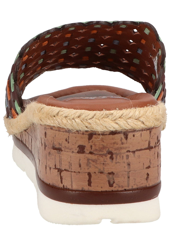 ara Pantoletten Leder Braun