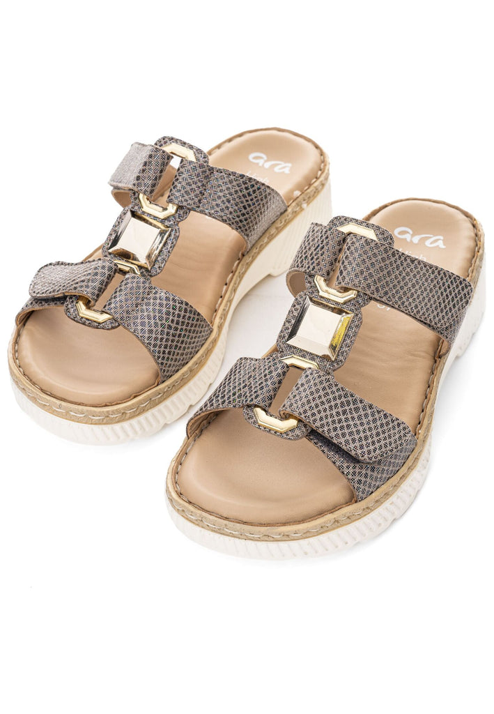 ara Pantoletten Leder Cashmere