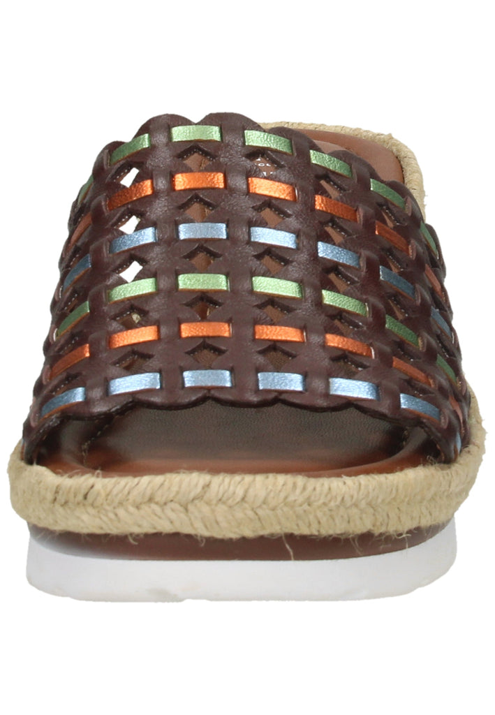 ara Pantoletten Leder Dunkelbraun