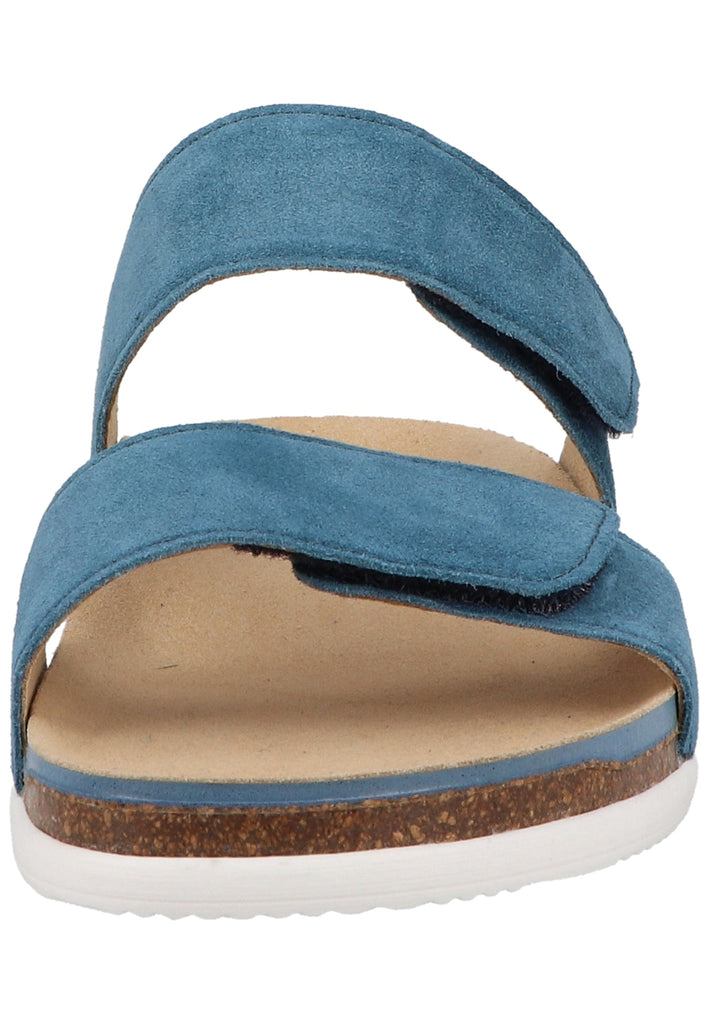 ara Pantoletten Leder Grau