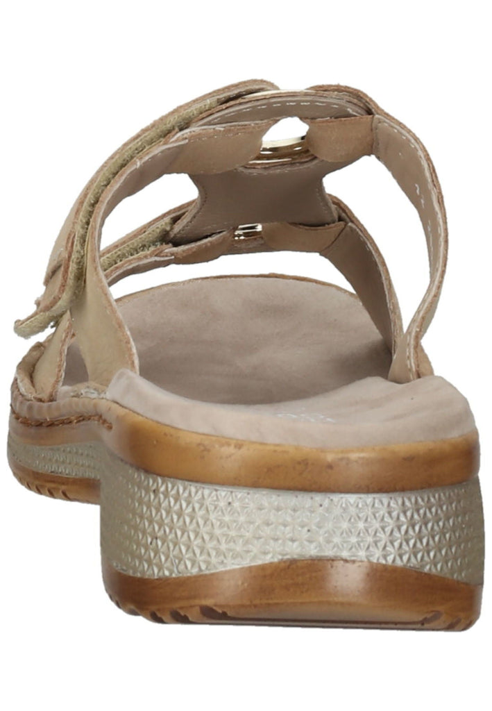 ara Pantoletten Leder Sand