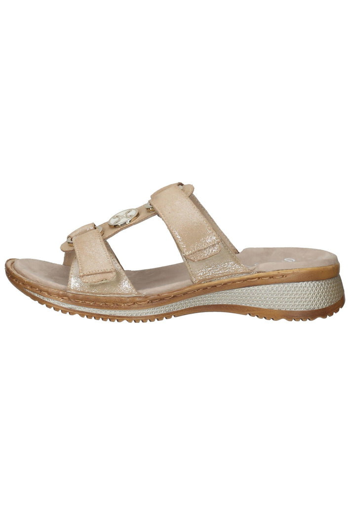 ara Pantoletten Leder Sand